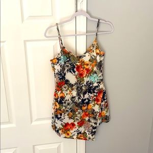 Floral maxi romper